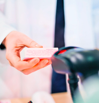 Scanning a medicine box to verify authenticity