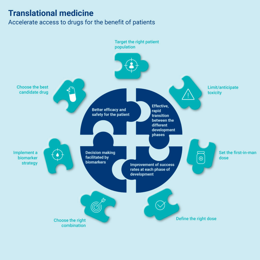 Infographic on the translational medicine process