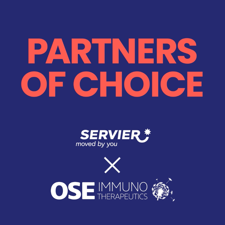 Vidéo de "Partenaire de choix" sur la collaboration entre Servier et OSE Immuno Therapeutics